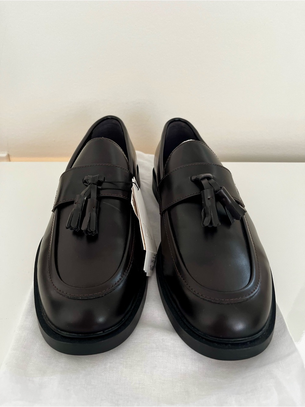 Men's Tassel Loafers in Dark Brown